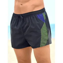 Badehose FEEL GOOD, Herren, Gr. 10, Normalgrößen, schwarz, Polyester, Badehosen