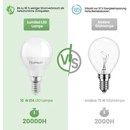 Lumiled LED-Birne 6er Set E14 10 W Neutralweiß 4000 K