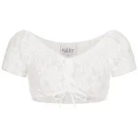 Nübler Dirndlbluse Carmen Maria Weiß 36