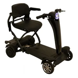 urban hopper Best Ager Fold PRO Elektro Seniorenmobil 4-Rad Faltbar max. 6 km/h Schwarz