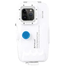 PULUZ iPhone 14 Plus Smartphone Hülle wasserdicht weiß