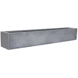 VIVANNO Pflanzkasten Flobo 100 cm x 17 cm x 15 cm Betonoptik Grau