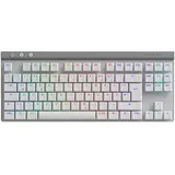 Logitech G515 Lightspeed TKL, weiß, GL TACTILE, USB/Bluetooth, DE (920-012543)