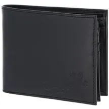 Oxmox Geldbörse Leather RFID Protect Lizard Unisex schwarz