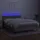 vidaXL Boxspringbett mit Matratze & LED Hellgrau 140x200 cm Stoff