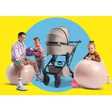 Babywelt Moon PIÙ Kinderwagen / Kombikinderwagen inkl. Gratis Babyschalen Adapter, Farbe/Dessin:Mud/Matt
