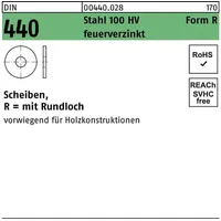 Industrial Quality Supplies ISO 7094 Flache Scheiben, extra große