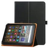 HGWALP Universal Hülle für 7 Zoll 8 Zoll Tablet,Stand Folio Universal Tablet Case Schutzhülle für 7" 8" Touchscreen Tablet, mit verstellbarem Befestigungsband und Ständer-Black