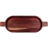 Asa Selection ASA Selection, Tablett, Wood ovales Brett akazie massiv 49,6 x 18 H: 3,5 cm