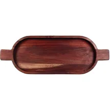 Asa Selection ASA Selection, Tablett, Wood ovales Brett akazie massiv 49,6 x 18 H: 3,5 cm