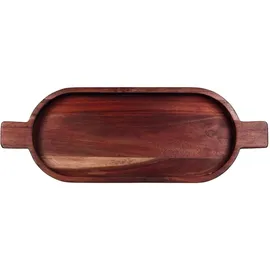 Asa Selection ASA Selection, Tablett, Wood ovales Brett akazie massiv 49,6 x 18 H: 3,5 cm
