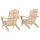 vidaXL Adirondack 165,5 x 86 x 89 cm Braun