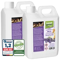 KieselGreen Bioethanol 10 Liter mit Duft für Ethanol-Kamin, viele Sorten - Bio Ethanol als Raumduft in vielen Duftnoten - Parfüm für Bio Ethanol Kamin Indoor oder Bioethanol (Lavendelduft, 10L)
