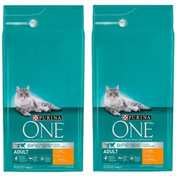 Purina One Katze Adult Huhn Futter 2x7.5kg