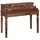 KADIMA DESIGN Landhaustisch aus Sheesham-Holz, Vintage-Look, mit 3 Schubladen, praktisch und stilvoll.