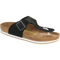 Birkenstock BIRKENSTOCK Zehensteg Ramses schwarz Fettleder 544101 Pantolette schwarz 35 EU