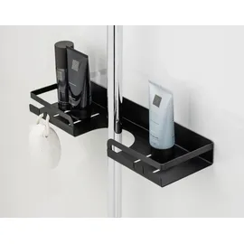 Wenko Turbo-Loc® Duschstangencaddy Altarella S, schwarz