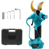 Akku Elektrische Astschere Gartenschere Drahtlose 65mm Kompatibel mit Makita 18V mit Bürstenlosen Motor LCD-Display zum Beschneiden von Bäumen und Obstbäumen(ohne Akkus)