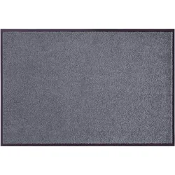 Fußmatte »Clean & Walk«, rechteckig, 7 mm Höhe, waschbar, rutschfest, Unifarben, pflegeleicht, strapazierfähig, 48056250-31 grau 7 mm