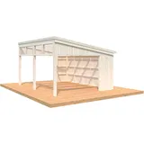 Palmako Pavillon Nova 17,8 m2 Kit Transparent Tauchgrundiert 502 cm x 396 cm