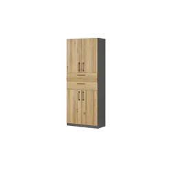 Aktenschrank  SOLIDLine , grau , Maße (cm): B: 80 H: 198,2 T: 40