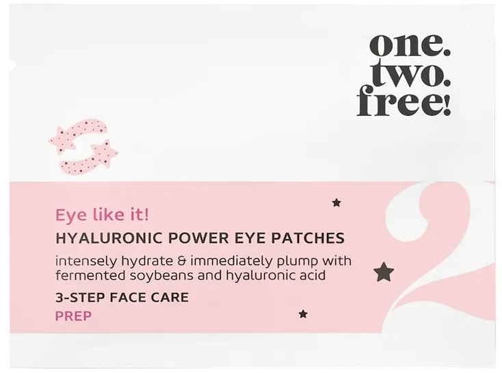 one.two.free! Step 2: Vorbereitung Hyaluronic Power Eye Patches Augenmasken & -pads  