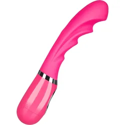 G-Punkt-Vibrator aus Silikon, 20,5 cm, pink