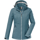 KILLTEC Damen Softshelljacke mit abzippbarer Kapuze KOS 176 WMN SFTSHLL JCKT, aqua, 42,