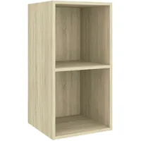 VidaXL TV-Wandschrank Sonoma-Eiche 37x37x72 cm Holzwerkstoff