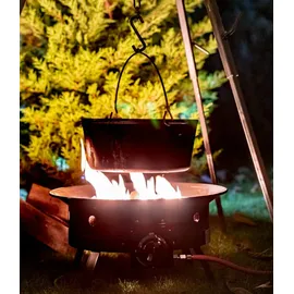 BBQ-Toro Gas Feuerstelle mit Lavasteinen | 48 cm - 12 kW Gasfeuerstelle