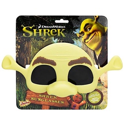 Sun Staches Kostüm Shrek Partybrille, Accessoire mit Durchblick: lizenzierte Funbrille im Design des grünen grün