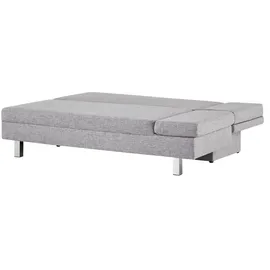 Sofa.de Schlafcouch Webstoff 2-Sitzer Grau