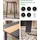 Dehner Bartisch Montpellier 160 x 66,5 x 104 cm dunkelgrau/braun
