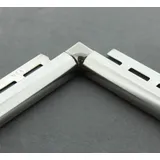 Proline Fliesenschiene als Rundkantenprofil, Edelstahl V2A glänzend, Länge 2,50 m 12,5 mm Fliesenprofil