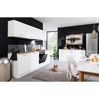Held MÖBEL Küchenzeile »Visby«, mit E-Geräten, Breite 240 cm, weiß