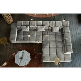 KAWOLA Sofa NEVADA silber