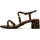 TAMARIS Blockabsatz-Sandaletten Damen Braun 41
