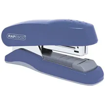 Rapesco Heftgerät 1143, Bürohefter mit Flachheftung, blau, Heftleistung 30 Blatt