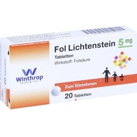 Zentiva Pharma GmbH Fol Lichtenstein 5 mg Tabletten