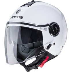 Caberg Riviera V4 X Jet Helm, wit, XS Voorman