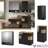 Vicco Eden 4-tlg. anthrazit matt/anthrazit hochglanz
