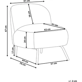 Beliani Sessel Kumla
