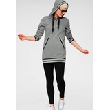 Ocean Sportswear Jogginganzug »Athleisure Joggingsuit«, (2 tlg mit Leggings), Gr. grey melange/black, ,