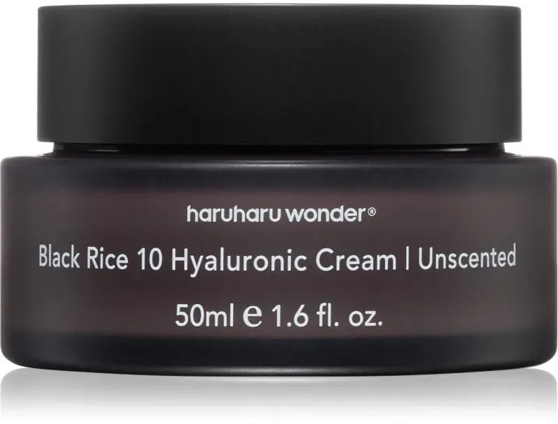 Haruharu Wonder Black Rice 10 Hyaluronic tiefenwirksame feuchtigkeitsspendende Creme für alle Hauttypen 50 ml