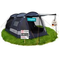 Skandika Tunnelzelt Kambo 4 Sleeper Protect Blau