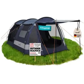 Skandika Tunnelzelt Kambo 4 Sleeper Protect Blau