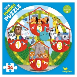 Magellan Puzzle »Mein rundes Puzzle - Auf dem Riesenrad«, Puzzleteile