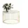lookway Marbelle Weiß/Gold Metall 60 x 39 x 60 cm