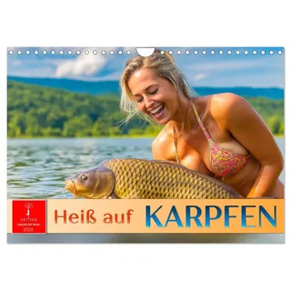 Calvendo Heiß auf Karpfen (Wandkalender 2026 DIN A4 quer), CALVENDO Monatskalender: Starke Fänge, schöne Momente, echte Leidenschaft. (CALVENDO Sport)
