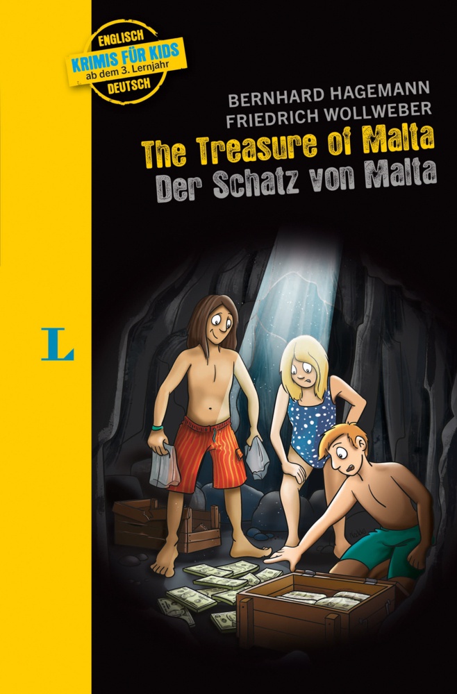 Langenscheidt Krimis Für Kids - The Treasure Of Malta - Der Schatz Von Malta - Bernhard Hagemann  Friedrich Wollweber  Kartoniert (TB)